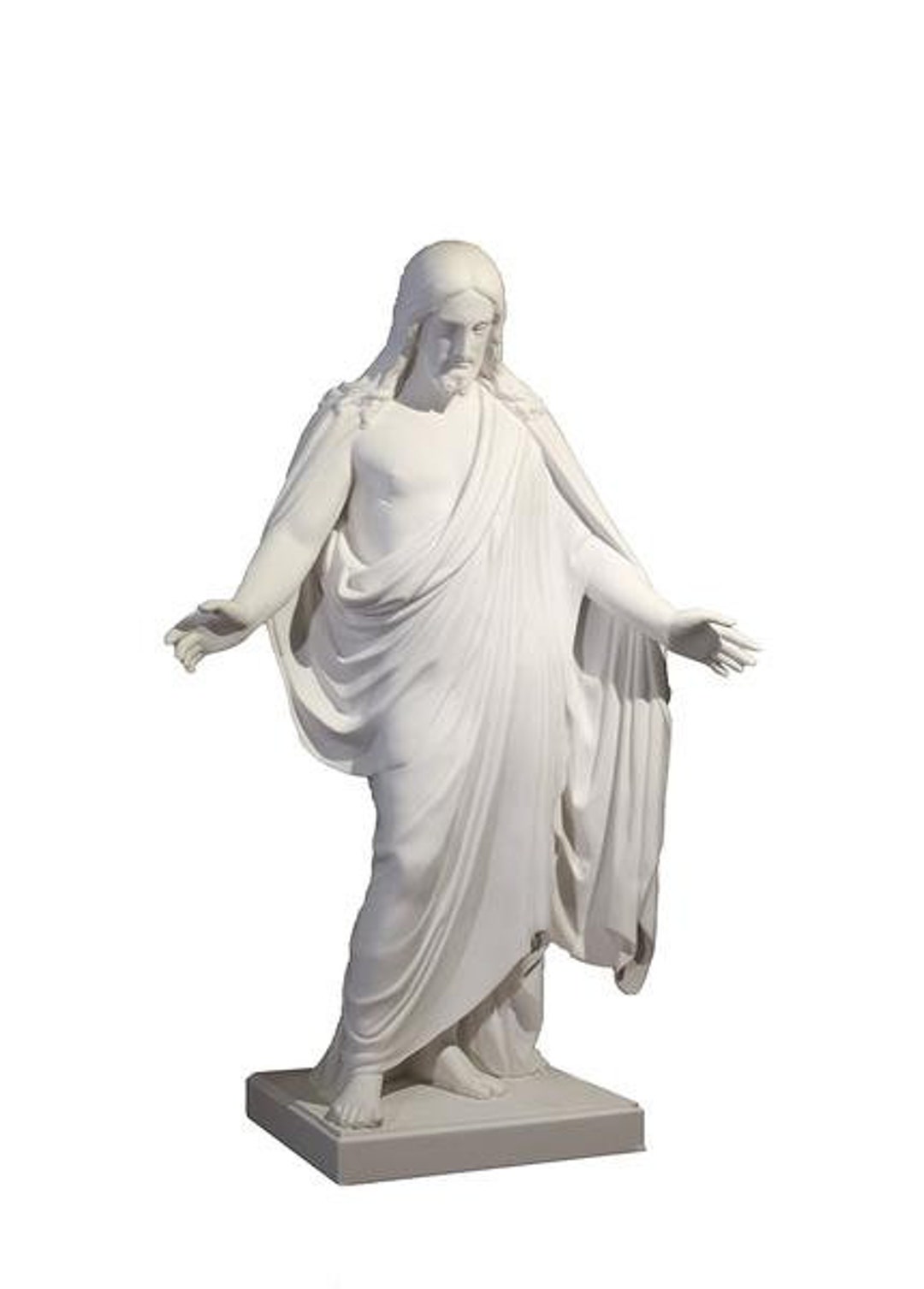 S1 White Marble Statue Christus Statue 19 Handmade One Moment in Time