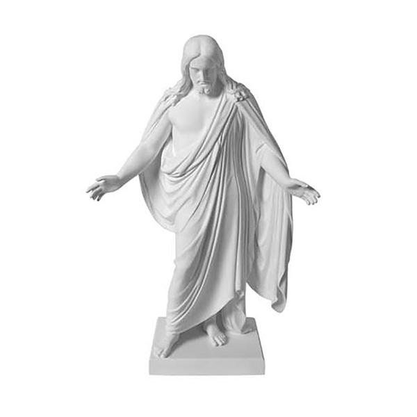 One Moment In Time S36 LDS CTR Statue 3 Christus White Cultured Marble Handmade One Moment In Time S36 LDS CTR Statue 3 Christus White Cultured Marble Handmade