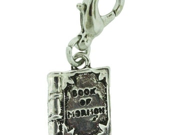 H7 Book Of Mormon Charm Antique Silver Tone One Moment In Time