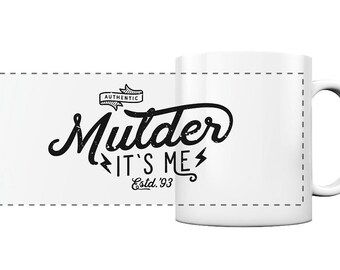 Mulder it's me / Akte X Merch / Spruch Scully / Retro Serie 90er / Tasse