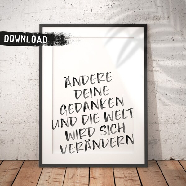 Sprüche poster Etsy.de