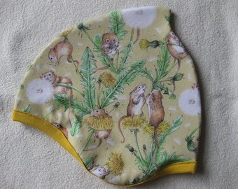Organic Hazel Dormouse Hat, Autumn, Children & Baby, Custom Size
