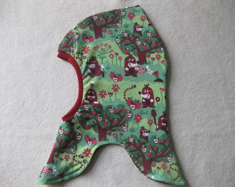 Organic Mole balaclava, Autumn & Winter, Choice of lining, Children, Baby, Custom size