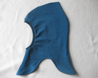 Bio Schlupfmütze Pünktchen blau, Winter & Frühling, Futter Auswahl, Kinder, Baby, Wunschgröße