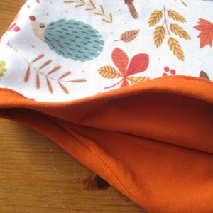 Organic hat hedgehog, spring, children & baby, desired size image 2