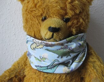 Organic Dino Neck Warmer, Autumn, Children & Baby, Loop, Custom Size