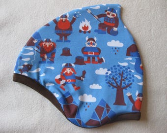 Organic Viking hat, autumn, children & baby, desired size