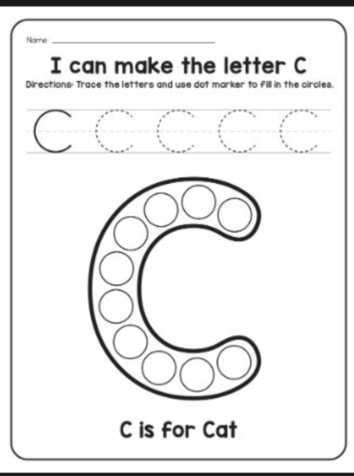Alphabet Tracing Workbook: Fun Letter Practice - Etsy