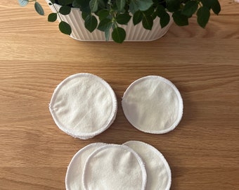 10 or 20 Reusable Make Up Wipes Make Up Remover Pads   Washable Facial Rounds  Pads  Eco pads Eco wipes Zero waste pads Baby wipes