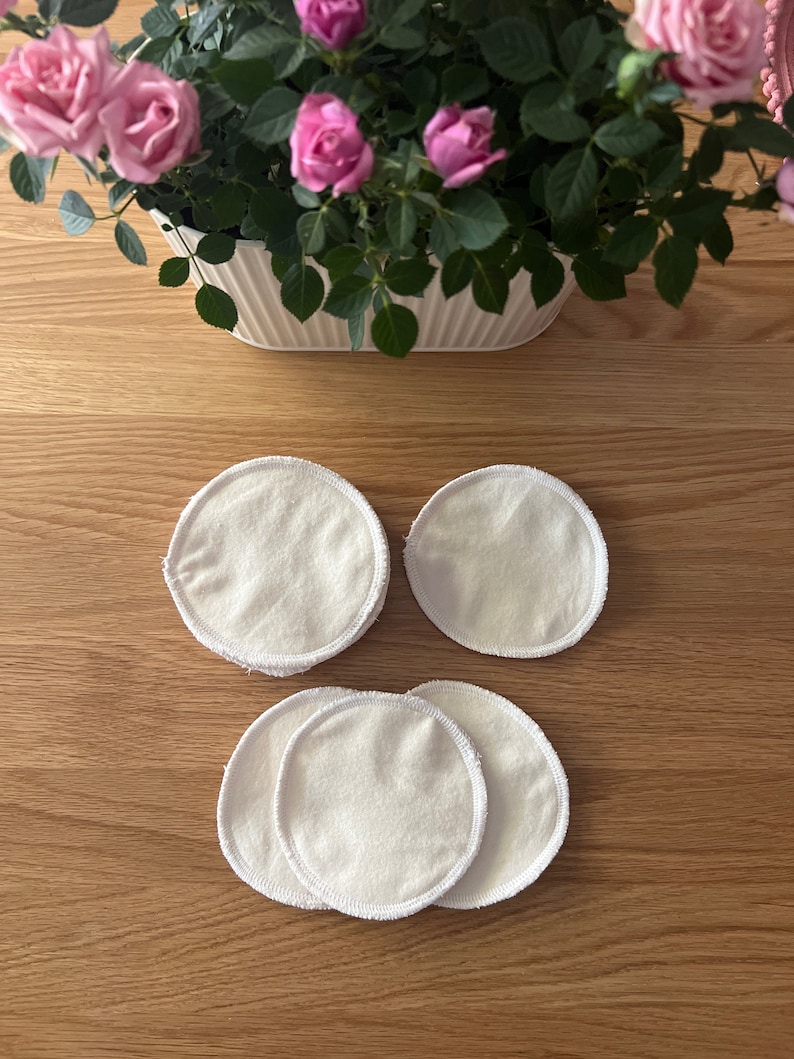 10 or 20 Reusable Make Up Wipes Make Up Remover Pads Washable Facial Rounds Pads Eco pads Eco wipes Zero waste pads Baby wipes image 1