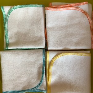 Handkerchief, Set of 16, Cloth Tissues, Fabric tissues, Hankies, Cotton wipes, Reusable fabric handkerchief,Eco tissues No waste tissues image 6