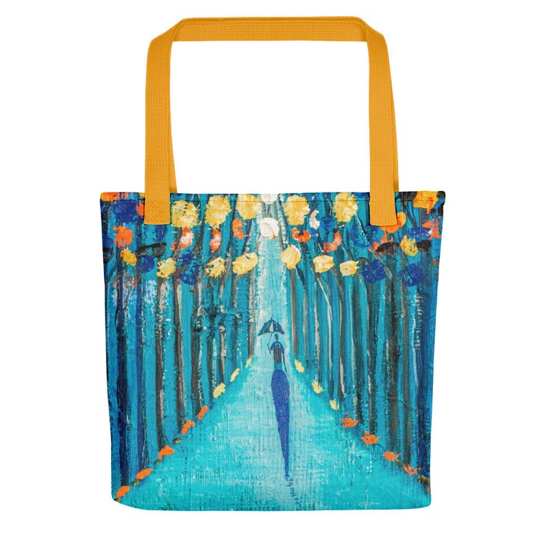 Dear Mum Tote bag Original painting print by Nkusi Kenneth African art