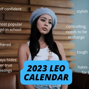 Leo Calendar - Etsy