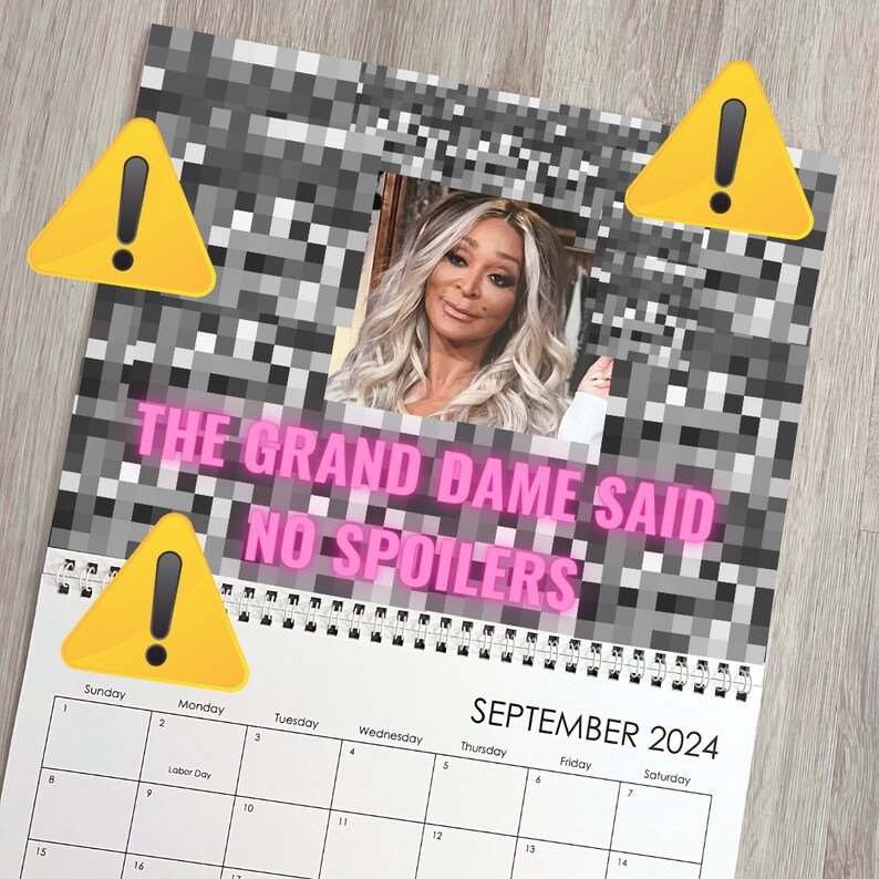 2024 Real Housewives Calendar Etsy