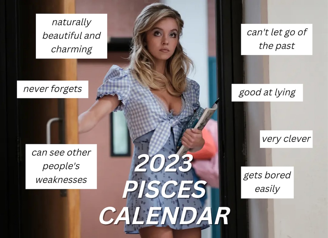 20232024 Pisces Calendar Etsy