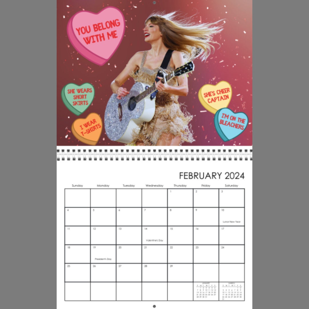2024 Eras Tour Calendar sold by Nightstand Maye SKU 94434784 30