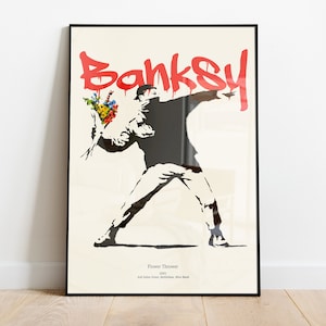Banksy | impression d'art, art mural, affiche, minimaliste, téléchargement numérique