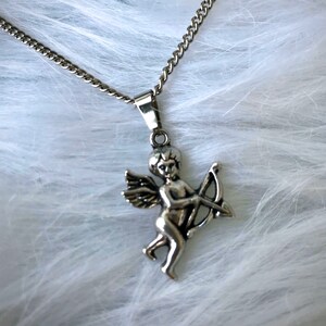 Cupid’s Victim Minimalist Delicate Cherub Chain |  Aesthetic Grunge Bevel Jewelry Layering Stacking Multipurpose