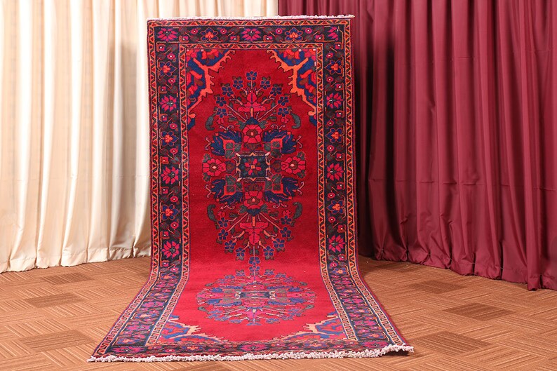 Rug Runner Persian Valentine S Day Gift Fl Red Blue