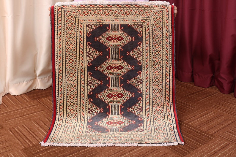 Jahrgang Teppich Rustikale Bad Dekor Geometrische Teppich Sku 1123 Beige Schwarz Oushak 2 2 X 2 9 Teppiche Haus Wohnen Fussboden Teppiche