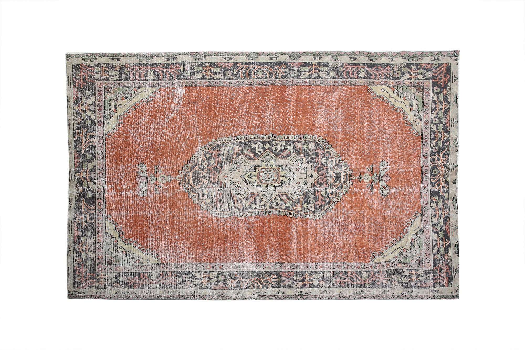 Handgemachte geometrische Fläche Teppich 5 x 7 türkische | Etsy