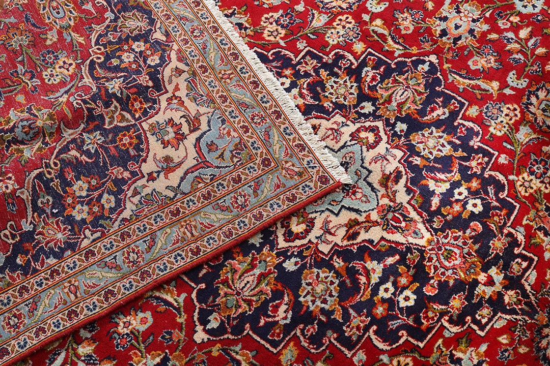 Sala de estar persa de gran tamaño alfombra de zona floral | Etsy