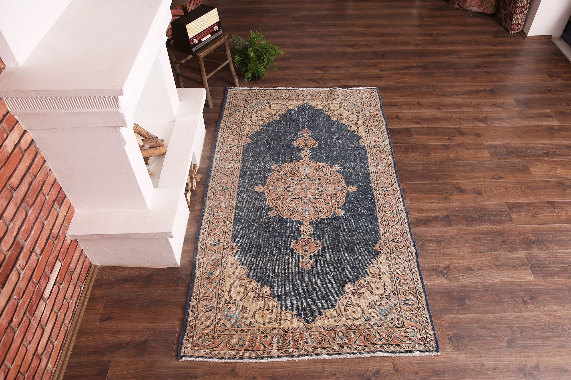 Persian Unique Rug 4x7 Living Room Modern Farmhouse Rug Etsy