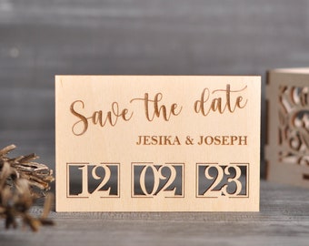 save the date cards, wedding magnet