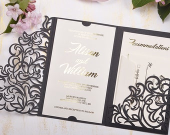 pocket invitations,