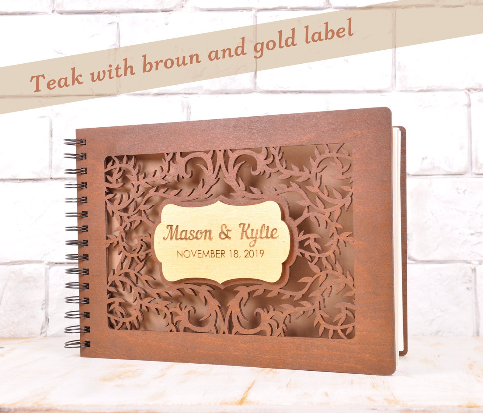 Rustic Wedding Guest Book. Wedding Photo Guest Book. Wedding Guest Book ...