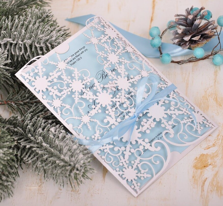 Winter wedding invitation Winter wedding invitation