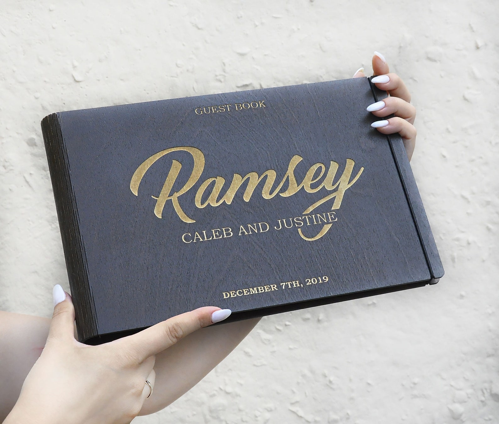 Polaroid Photo Album Rustic Guest Book Wedding Guest Book Etsy