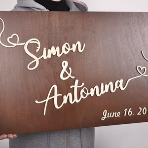 welcome sign family sign wedding guest book wedding sign wedding ceremony sign established sign alternative wedding guestbook wedding signs