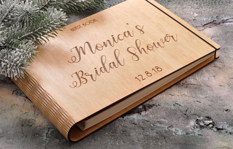 Bridal Shower Guest Book Bridal Shower Guestbook Bridal Etsy