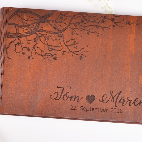 wedding photo album, wedding guest book, livre d'or mariage