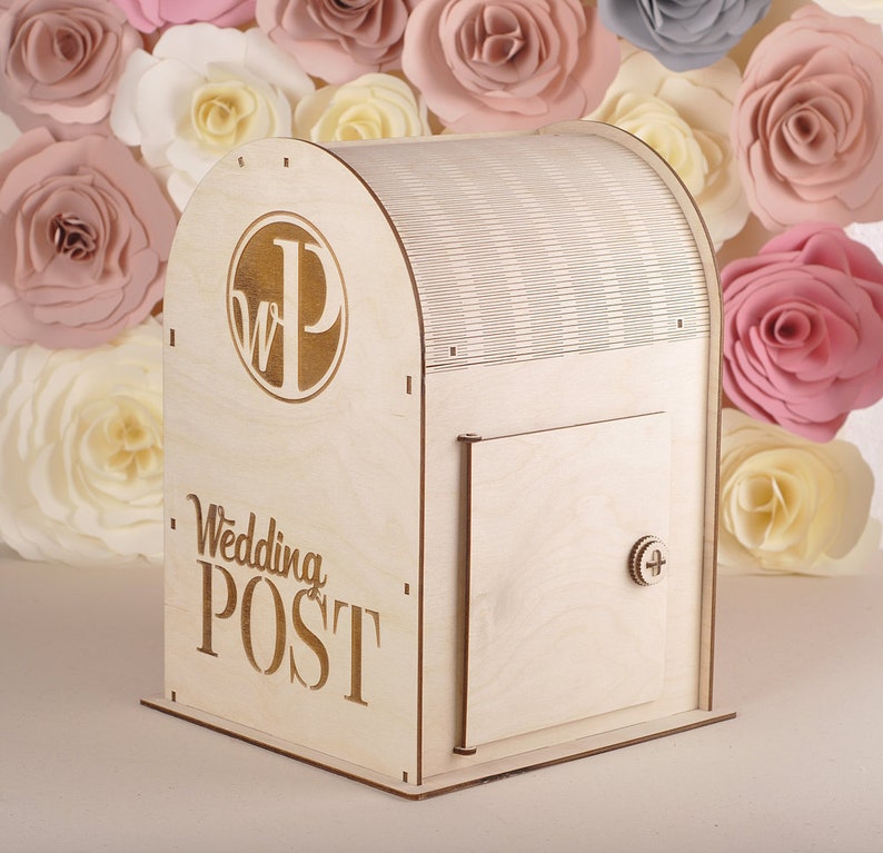 Wedding Post Box Wedding Card Box With Slot. Etsy Hong Kong