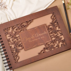 VENY TAYA Élégant Livre D'or De Mariage, Couverture Rigide