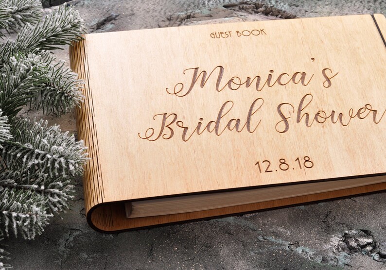 Bridal Shower Guest Book Bridal Shower Guestbook Bridal Etsy