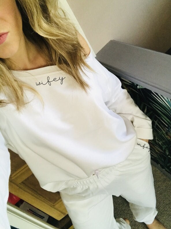 Personalised Wifey Sweatshirt off 
