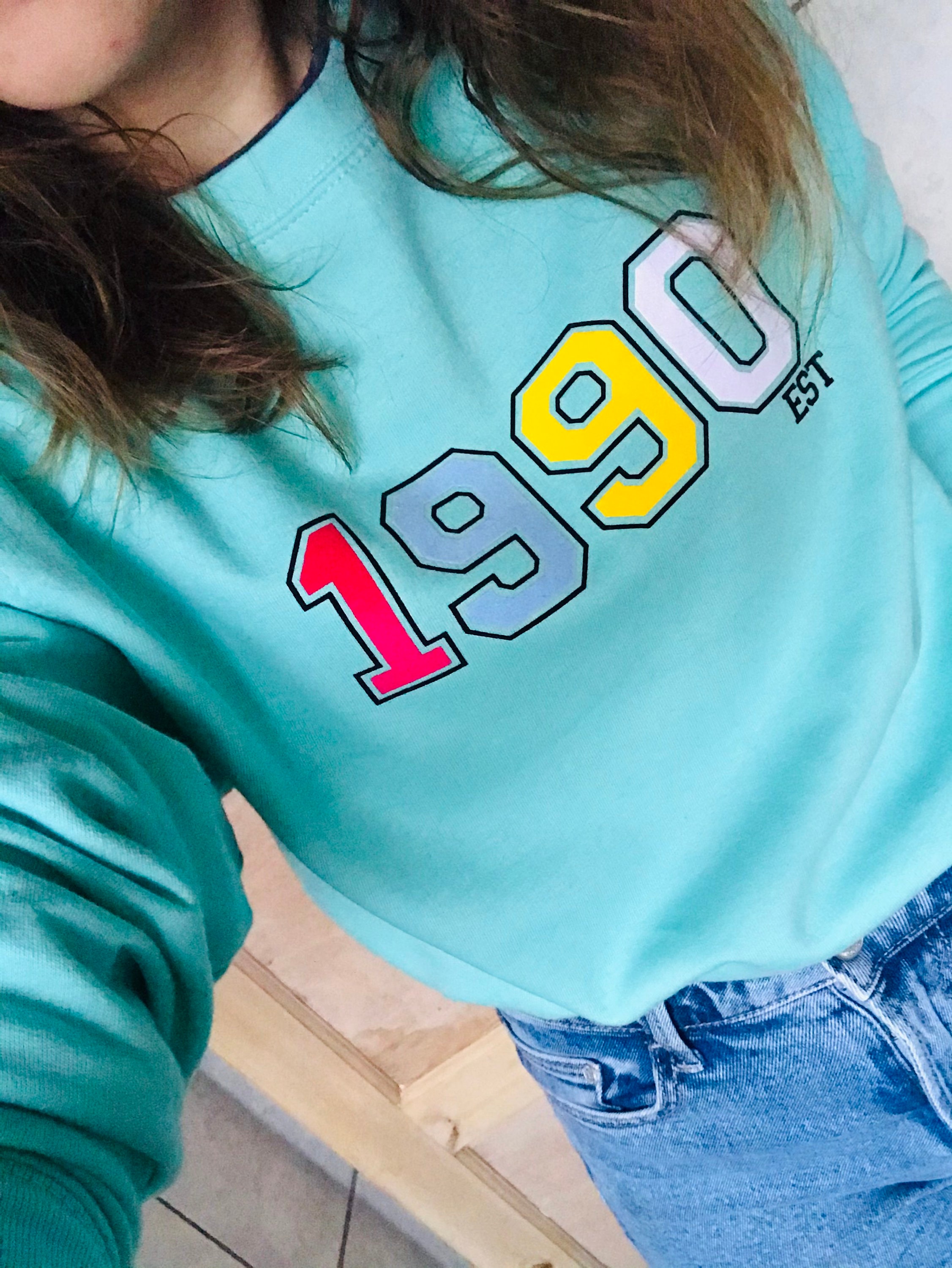 personalised year sweatshirt
