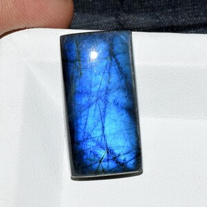 Flashy Natural Blue Labradorite MM 13.31X26.07 With Lighten Up Deep Blue Colors Labradorite Making Of Beautiful Pendent Loose Gemstone BR-11