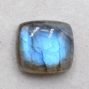 Flashy Natural Blue Labradorite 16x17 MM With Lighten Up Deep Blue Colors Labradorite Making Of Beautiful Pendent Loose Gemstone