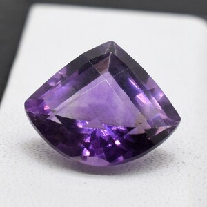 Special Cut Amethyst Checker Cut Loupe Clean Precisely Cut Amethyst Loose Gemstone For Beautiful Jewelry Making 11.5x13 mm LQ-29