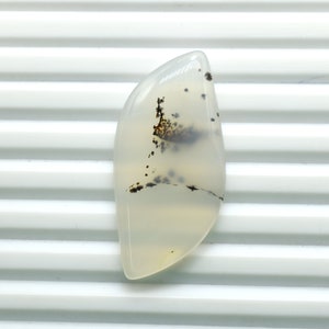 Natural Dendrite Agate AAA Quality Amazing Tree Patterned Dendrite Agate Peru Agate For Beautiful Jewelry Making 44x21 mm 37.19 Carat DA-45