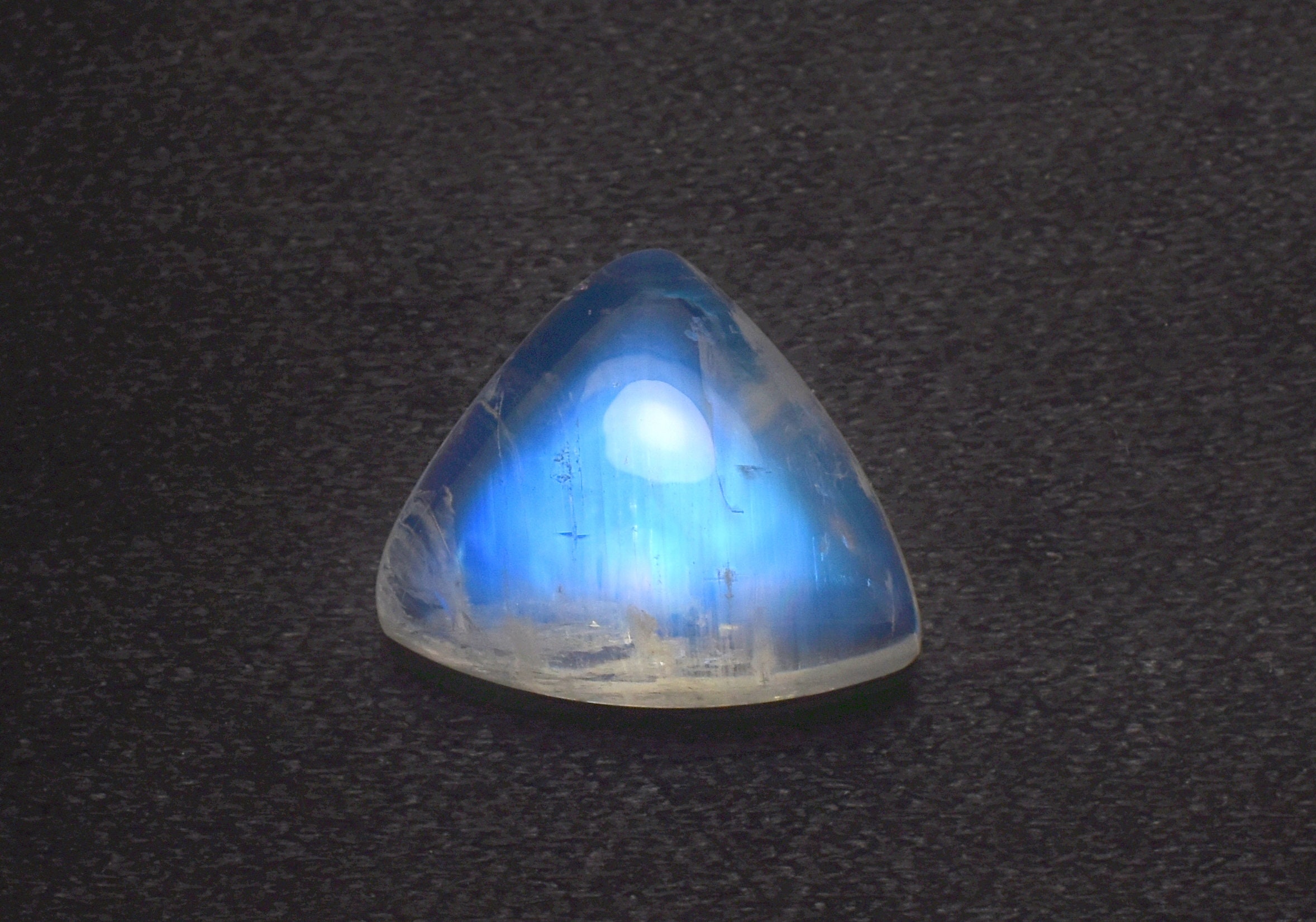 天然ブルームーンストーン宝石：7.6カラット、12.2x12.6 mm - Etsy 日本