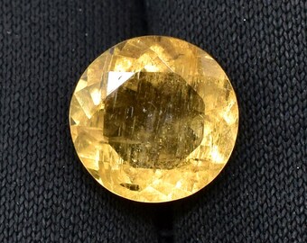 AAA Quality Imperial Topaz Golden Color 2.21 Carat 8 MM Round Cut Shape Loose Healing Crystals Gemstone For Birthstone Rings Jewelry Making