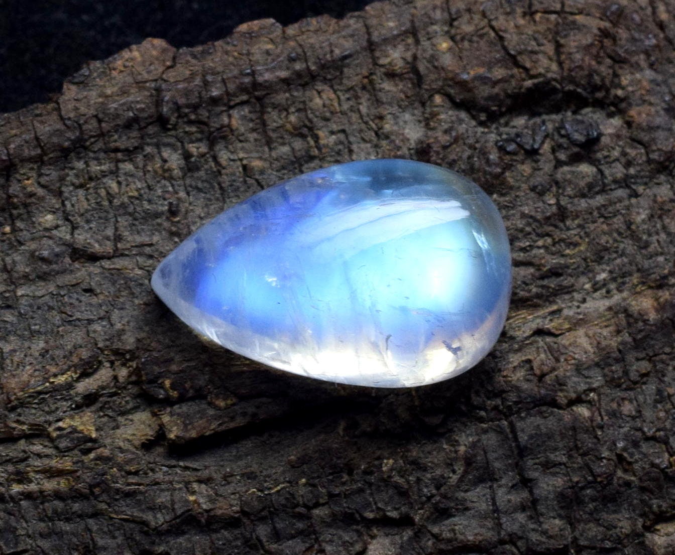 Flashy Natural Blue Moonstone 17.79X11.30 MM Precisely Shiny Etsy UK