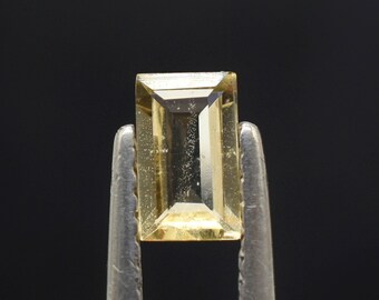 Natural Imperial Topaz Loose Stone Sherry 3.7X6 mm 0.52 CaratOrange And Golden Yellow AAA Quality Cut Gemstone for Ring Jewelry Making IT-70