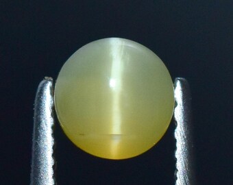 Amazing Opal Cats Eye Round Shape Opal Cats Eye Exactly Like A Cat Eye Precisely Cut Cabochon For Jewelry Making 5X5 MM OP-137