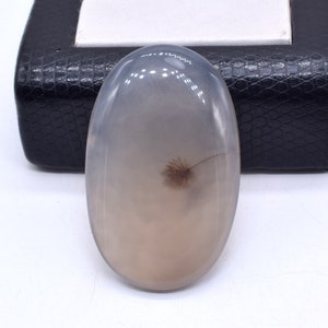 Natural Dendrite Agate 29x46.5 MM 74.39 Carats AAA Quality Amazing Tree Patterned Dendrite Agate Peru Agate For Beautiful Jewelry Making